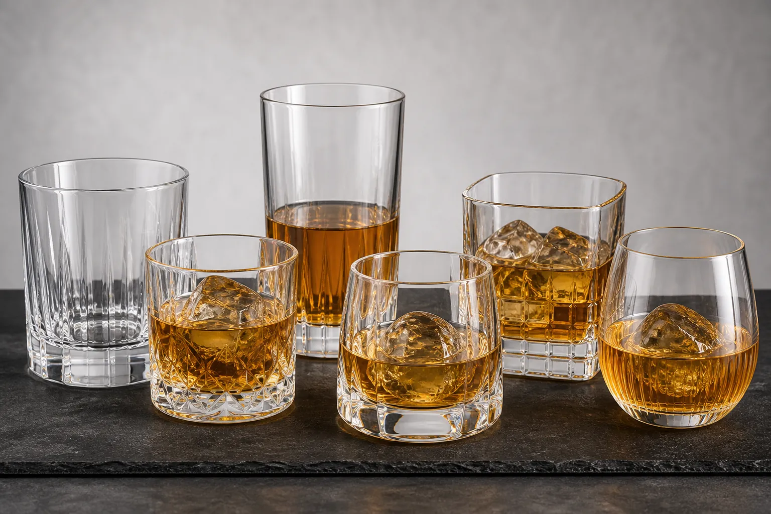 Whisky glasses