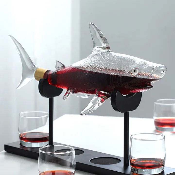 wine jug shark decanter
